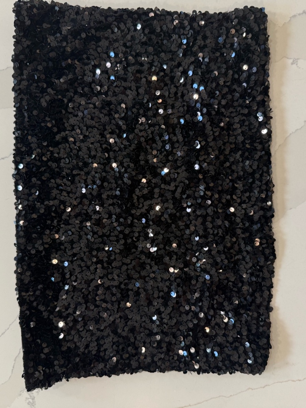 Black Sequin Women's top